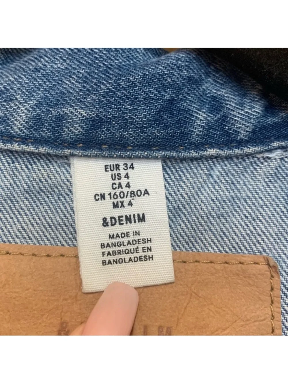 H&M & DENIM Jean 100% Cotton Jacket